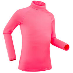 Sous-vêtement thermique de ski enfant - BL500 - haut rose