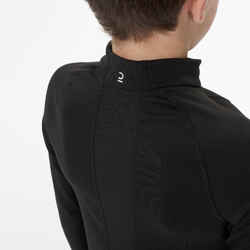 Kids' thermal ski base layer top - BL500 - black