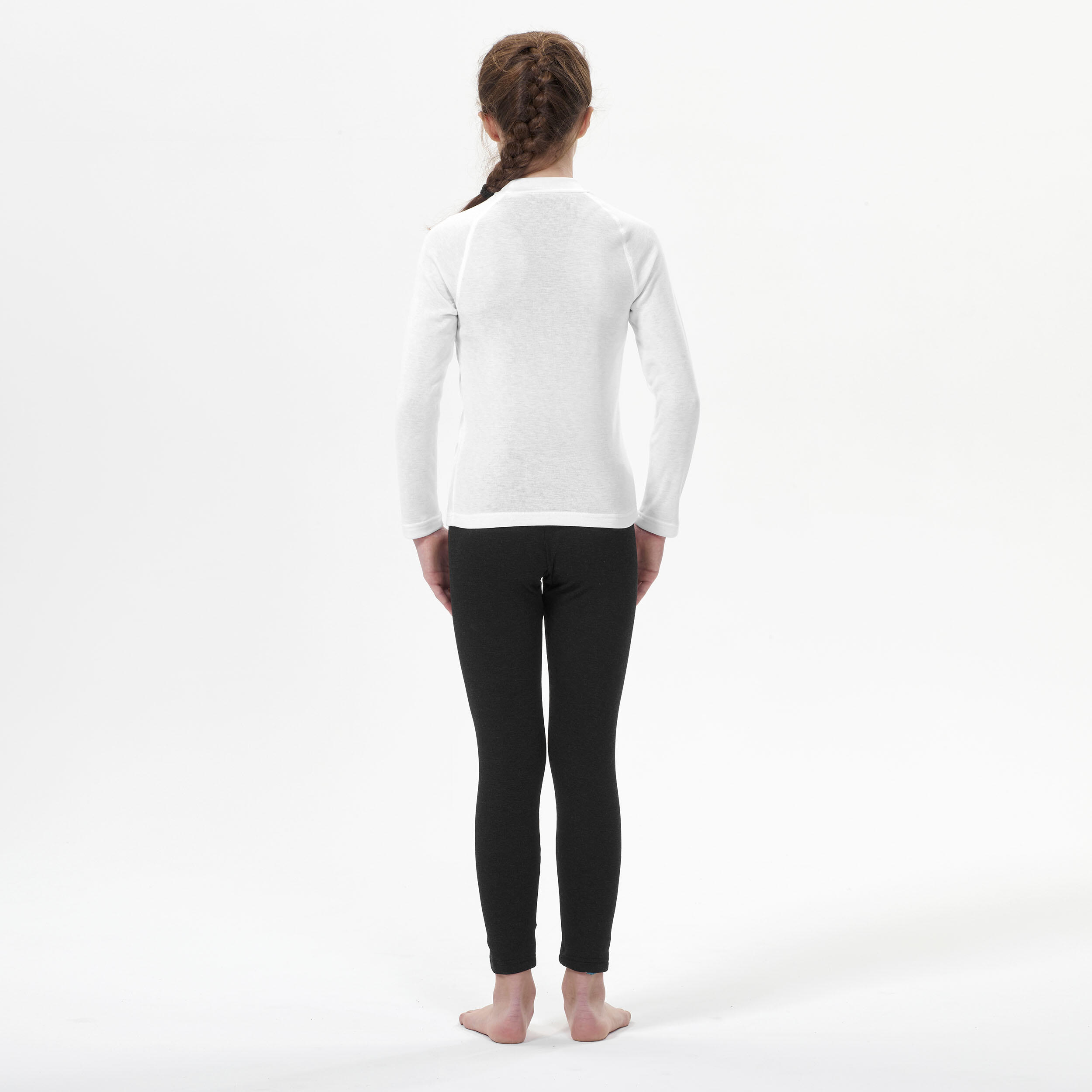 Thermo ondergoed kind Thermobroek kind Wedze 100 Zwart