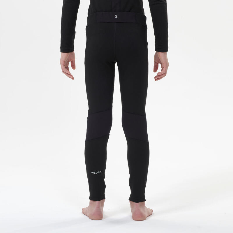 Pantalon térmico primera capa para Mujer Wedze Ski 500 negro