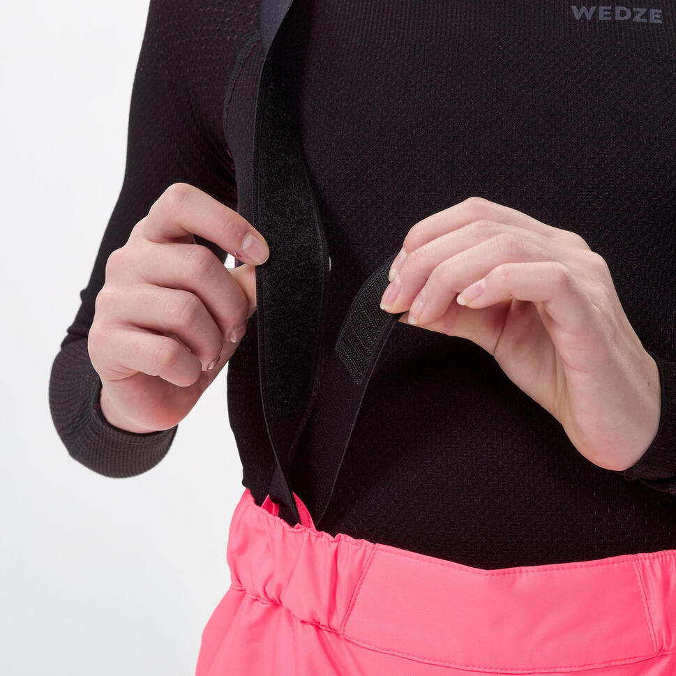 Çocuk Kayak Pantolonu Neon Pembe 100 WEDZE Decathlon