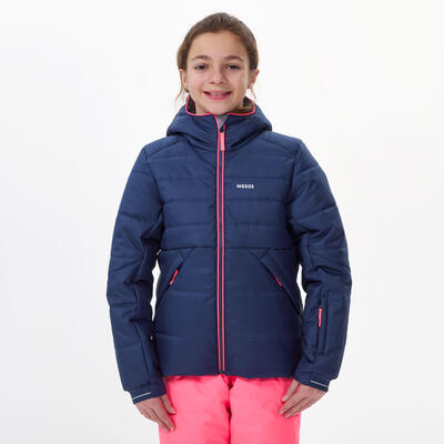 Piumino sci bambino 100 WARM azzurro