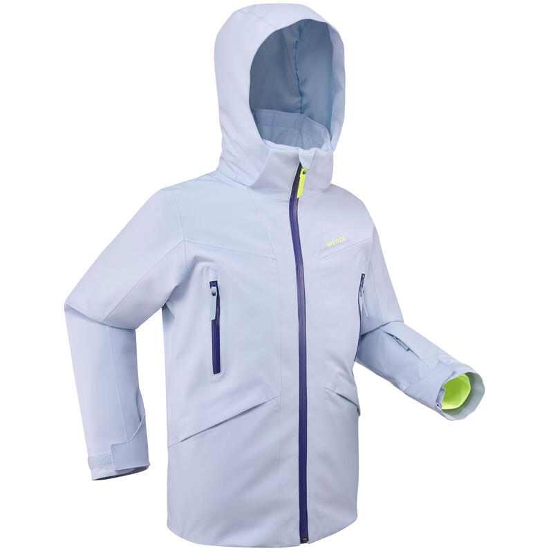 Gyerek kabát síeléshez - 900-as, hőtartó, vízhatlan, mályvaszínű
