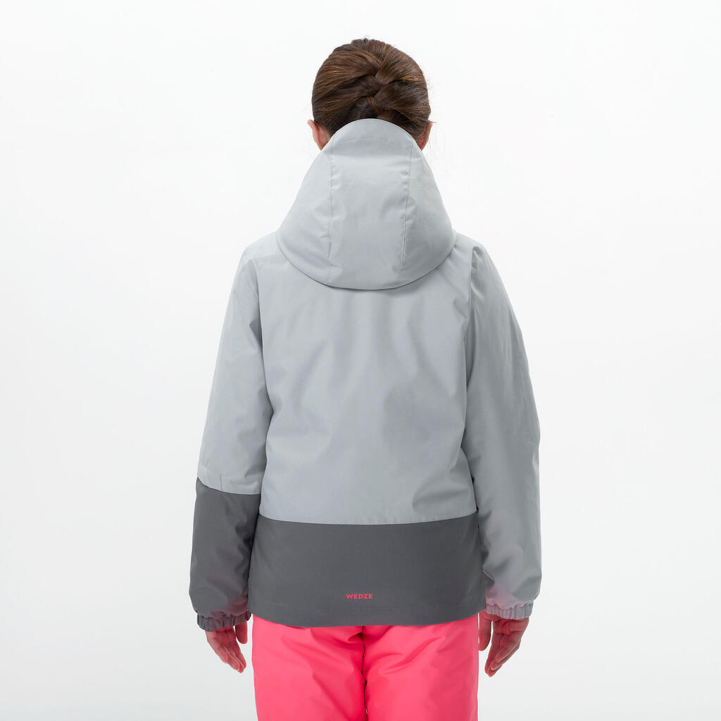 Ski Junior Girl Jacket 100 Pink