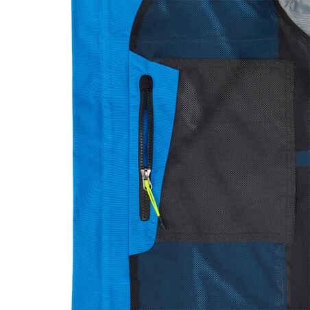 Vyriška neperšlampama buriavimo striukė „500“, mėlyna, juoda