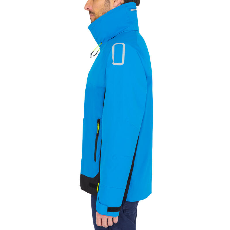 Blouson de voile - veste de pluie Sailing 500 Homme Bleu noir