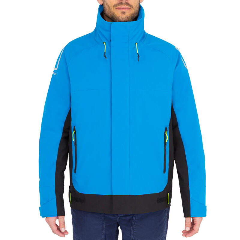 Regenjacke Segeln Blouson Herren 500 blau/schwarz