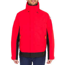 Men's Sailing Jacket Sailing 500 - Red / Black