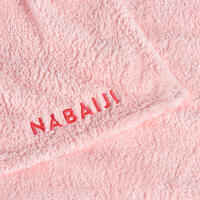 Ultra-soft microfibre swimming towel size L 80 x 130 cm - light pink