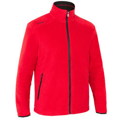 Men’s sailing warm fleece Sailing 100 - Red