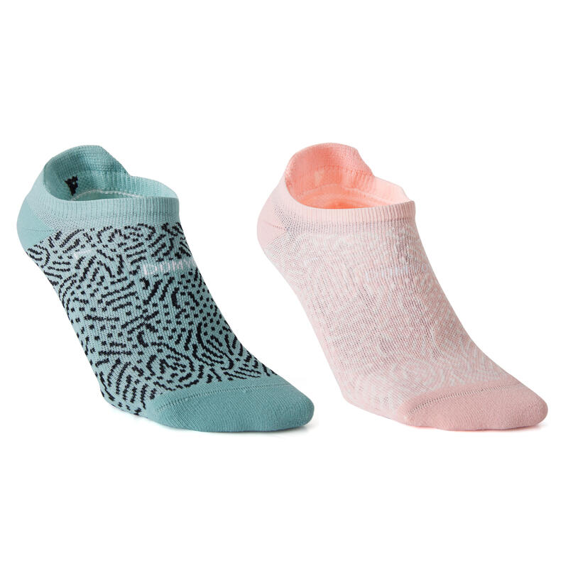 Fitness Spor Çorabı - Kısa Konç - 2 Çift - Çok Renkli