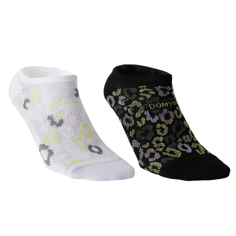 Calcetines fitness invisibles tobilleros Adulto Domyos Pack 2