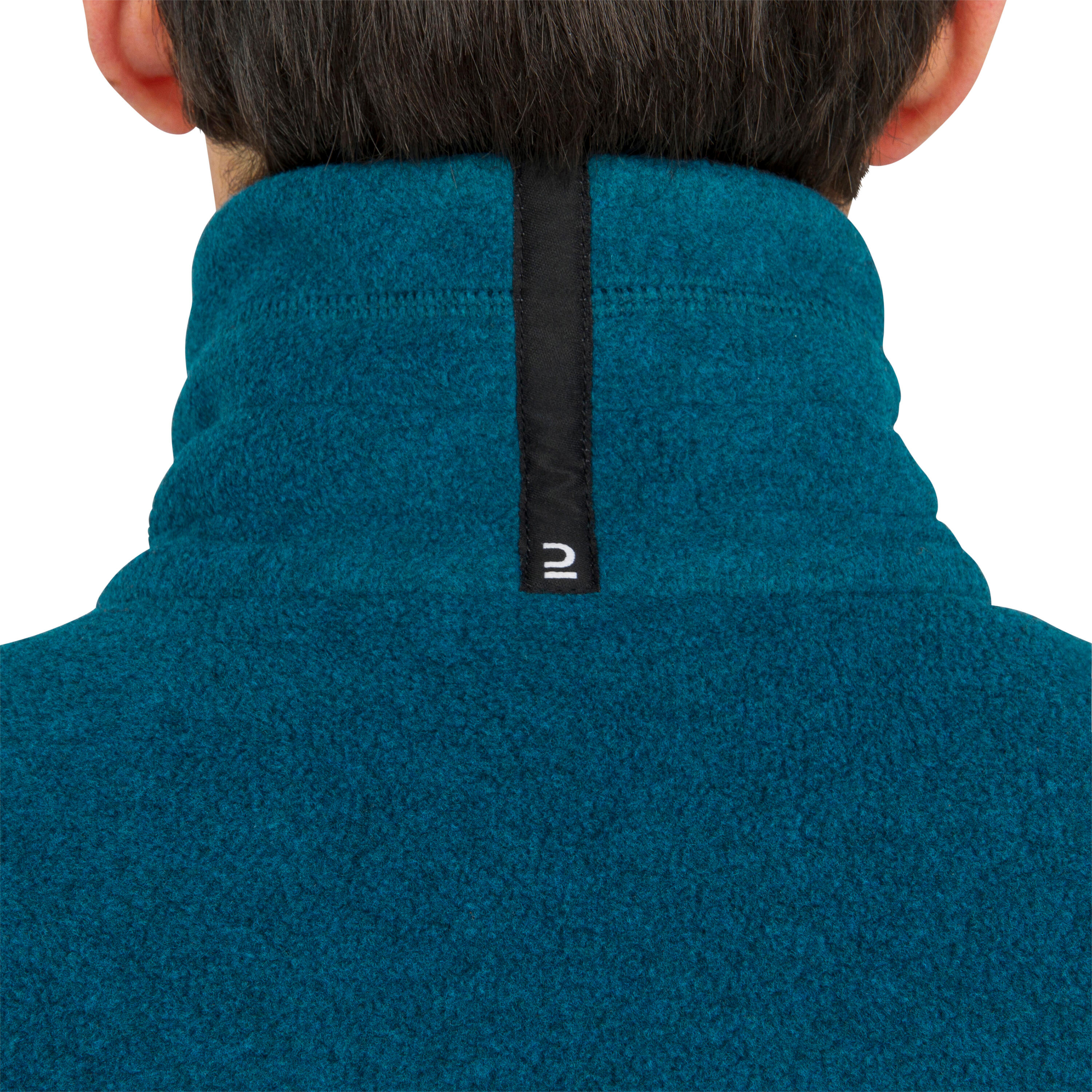 Warme fleece jas voor zeilen heren Sailing 100 gemêleerd petrol 8/9