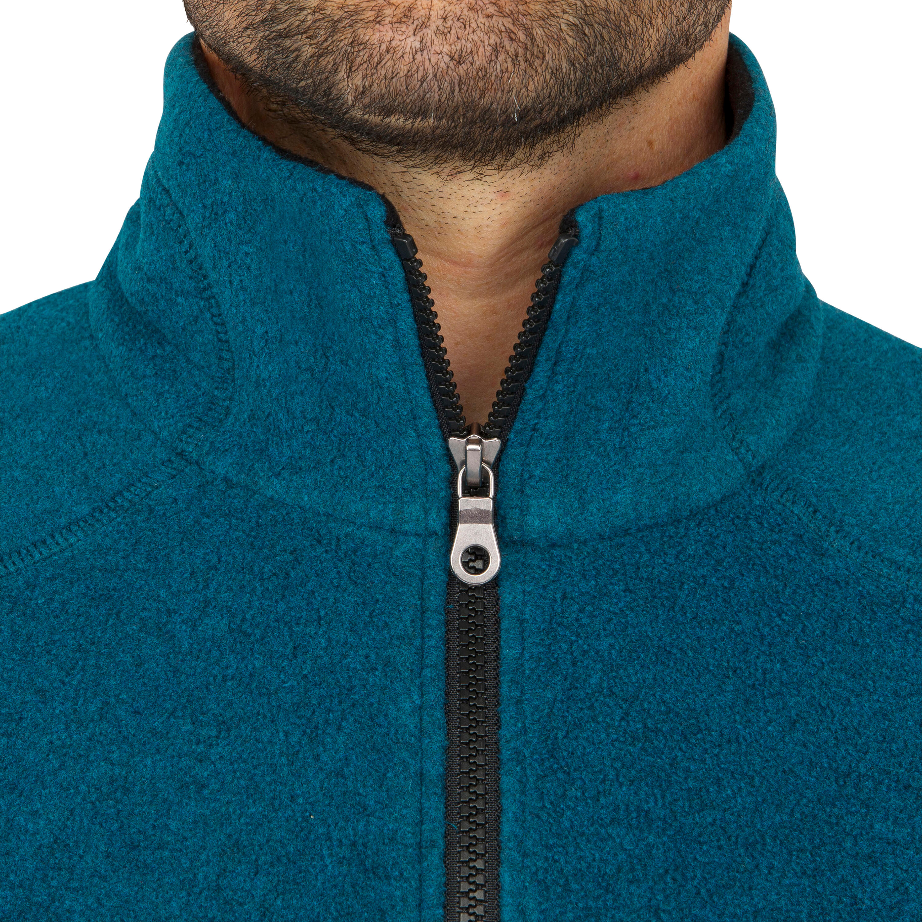 Men’s sailing warm fleece Sailing 100 - Mottled petrol blue 5/9