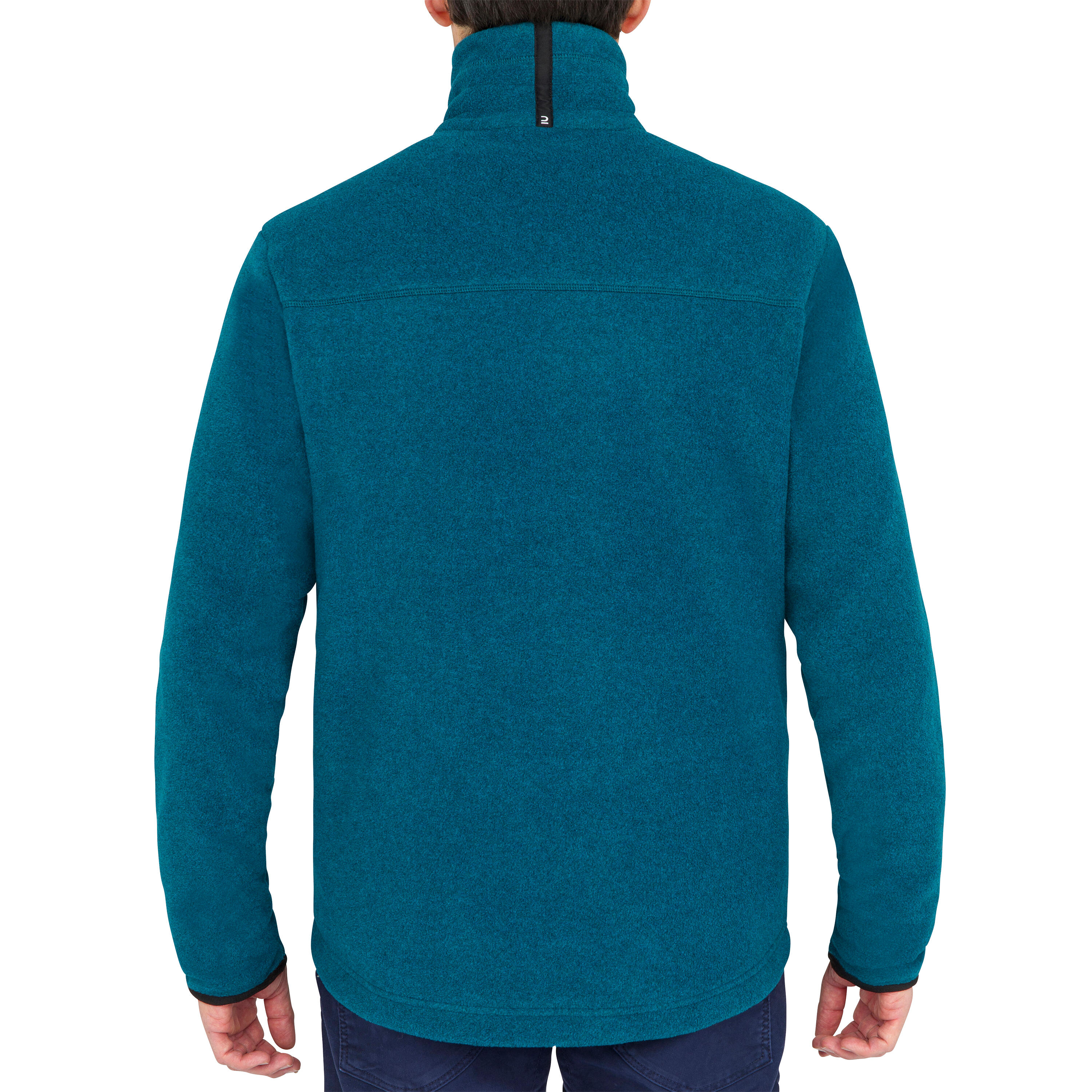 Men’s sailing warm fleece Sailing 100 - Mottled petrol blue 4/9