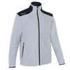 Fleecejacke Segeln Herren warm Sailing 100 grau/marineblau