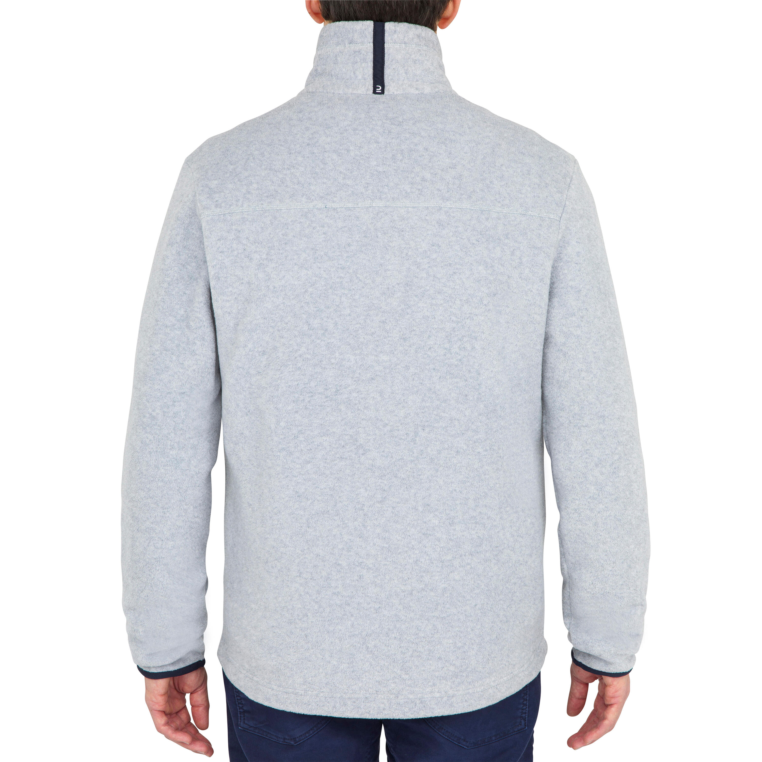 Men’s sailing warm fleece Sailing 100 - Mottled grey 4/10