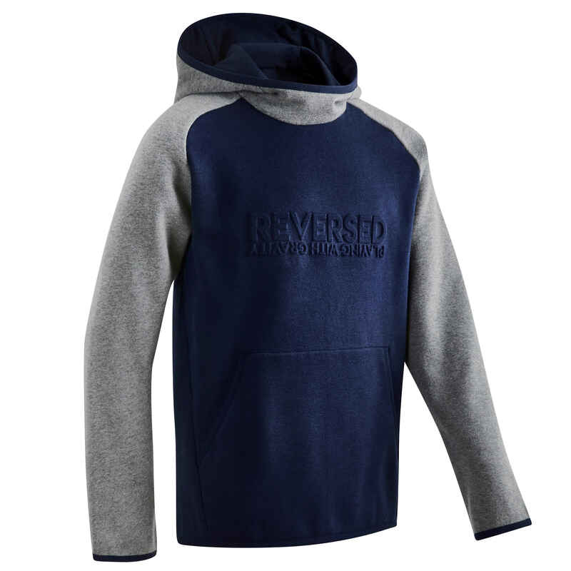 Kapuzenpullover Kinder marineblau/grau Kapuzenpullover Kinder marineblau/grau