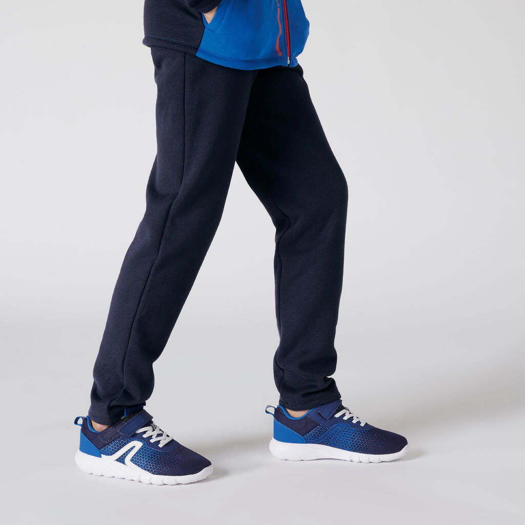 Kids' Warm Zip-Up Tracksuit Warmy - Blue