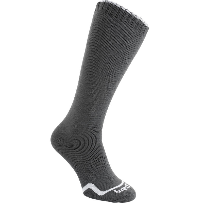CHAUSSETTES DE SKI ENFANT FIRSTHEAT, GRIS ANTHRACITE CHAUSSETTES DE SKI ENFANT FIRSTHEAT, GRIS ANTHRACITE