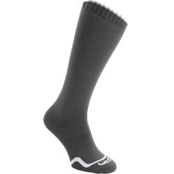 CHAUSSETTES DE SKI ENFANT FIRSTHEAT, GRIS ANTHRACITE