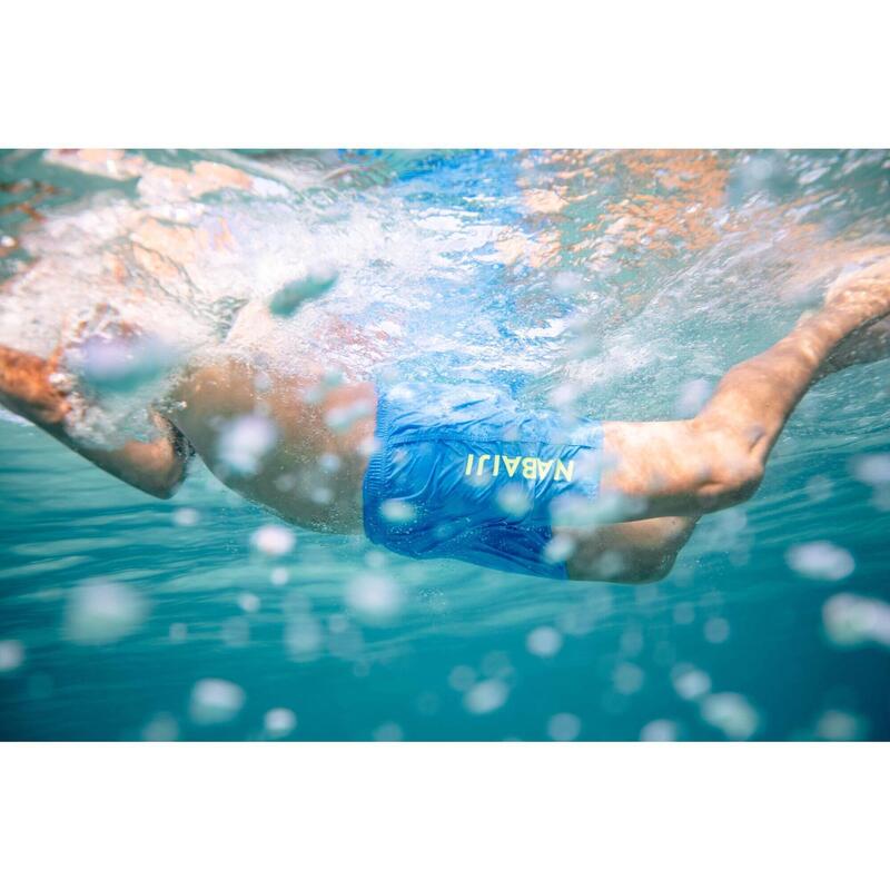 Bañador Hombre natación azul 100 Basic.