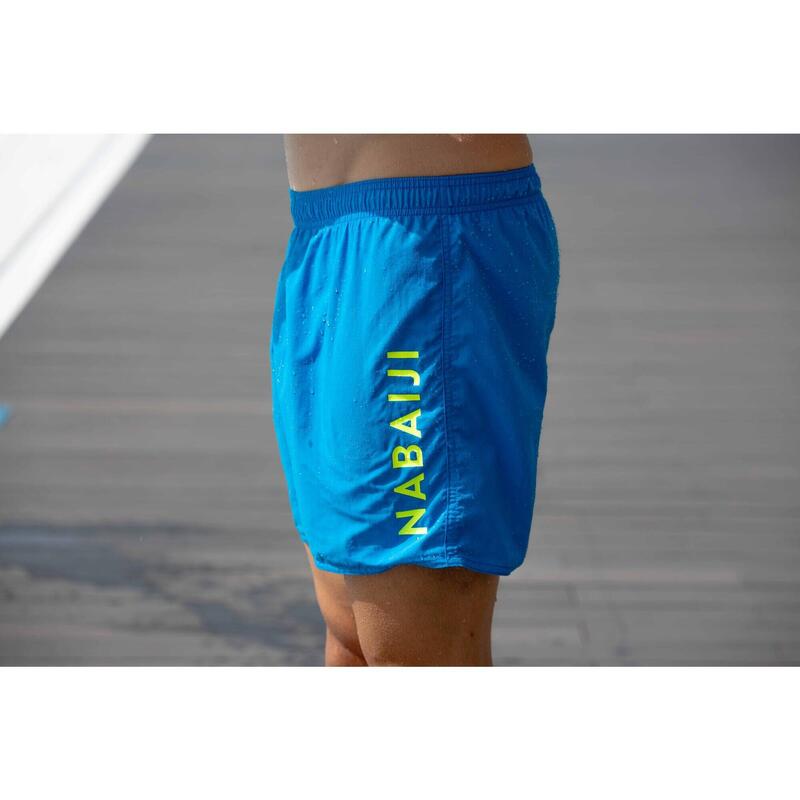 Badehose Schwimmshorts Herren - 100 Basic blau