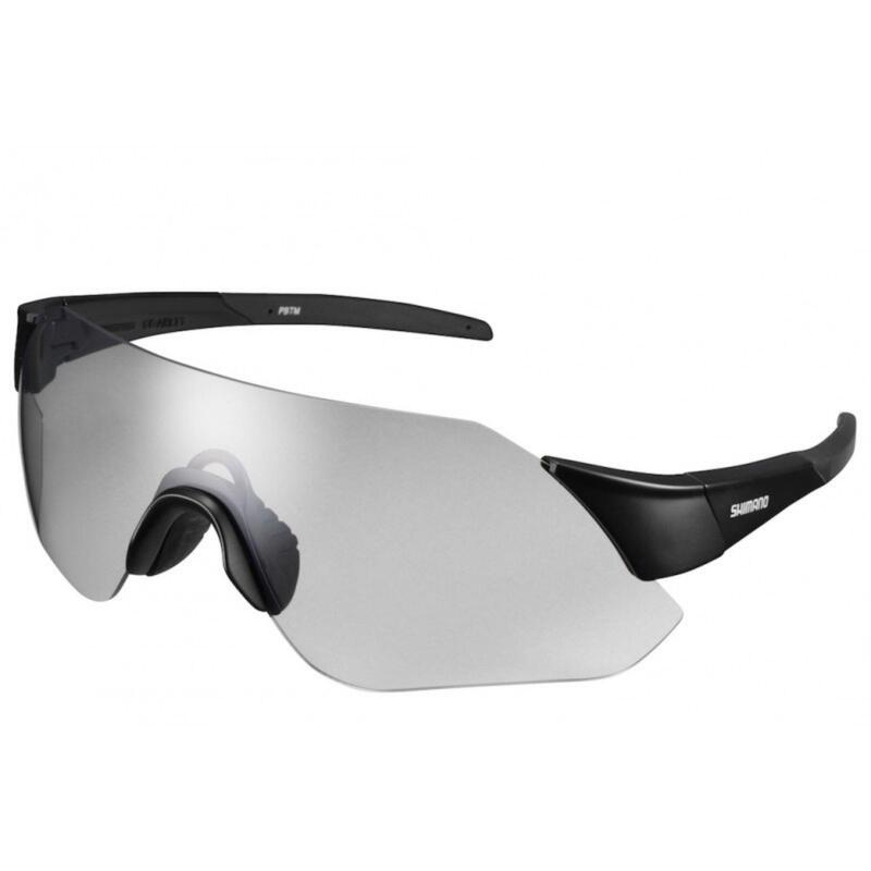Fahrradbrille selbsttönend Shimano unisex mattschwarz