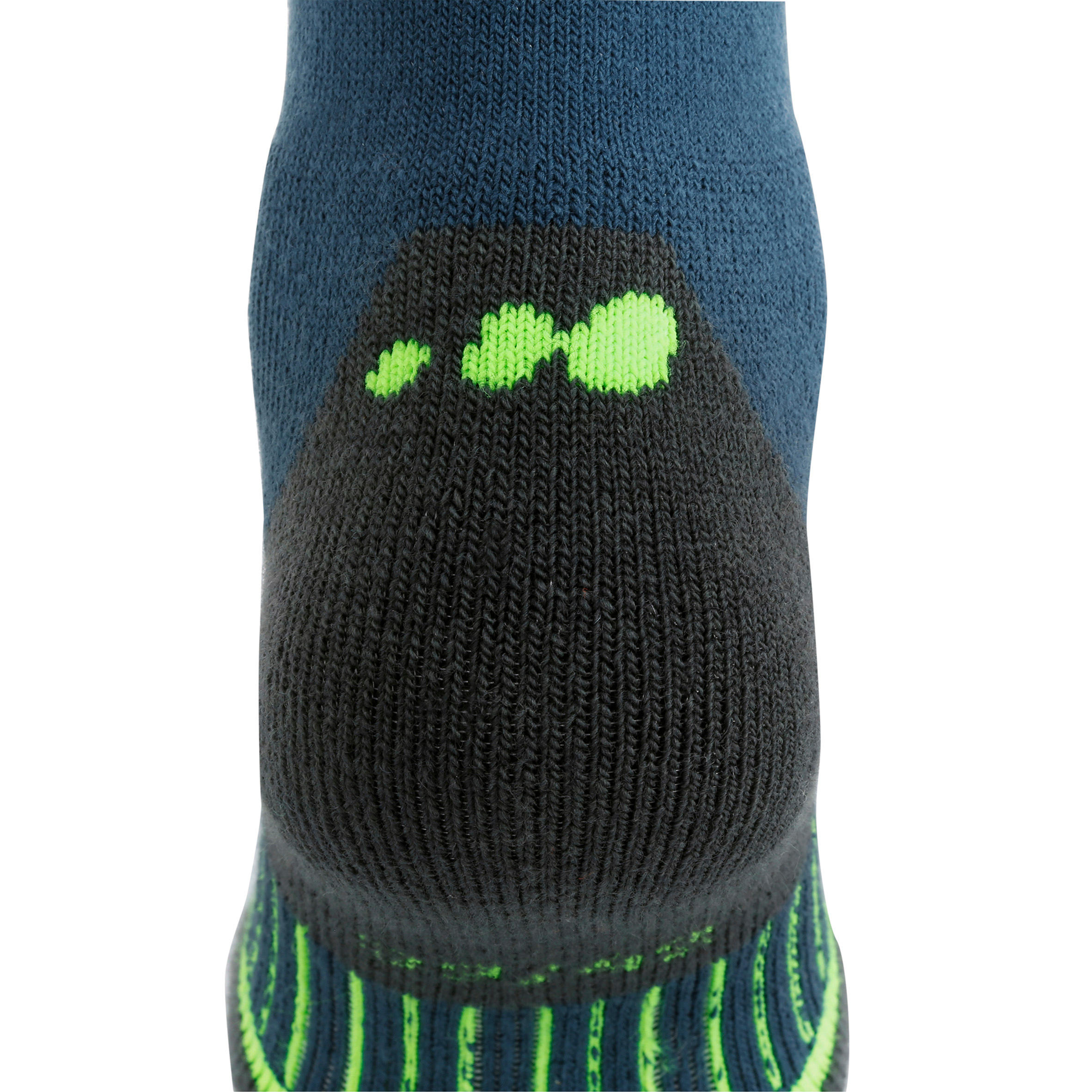 ADULT SKI SOCKS 100 BLUE GREY 6/6