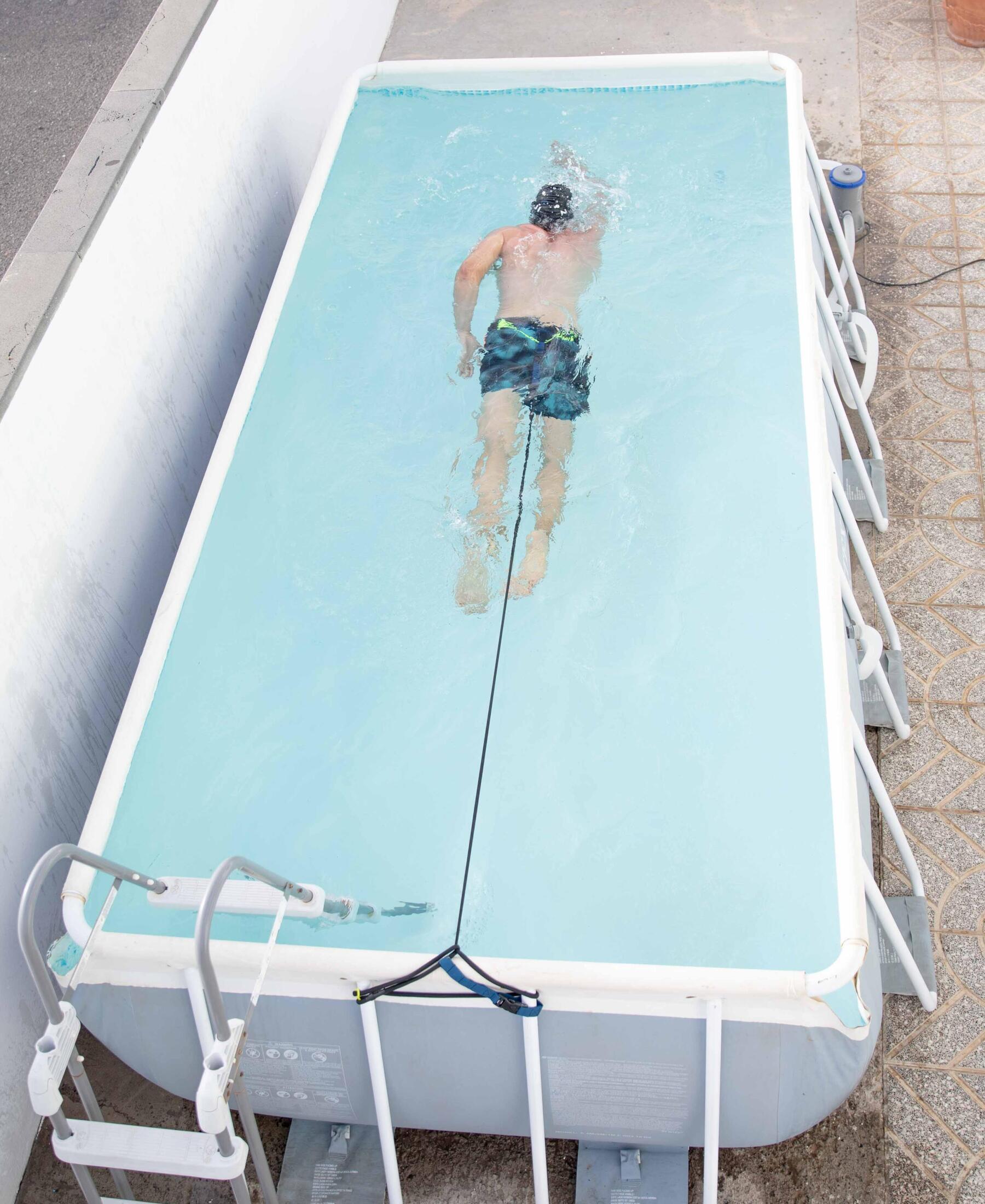 Usar a piscina para o desporto