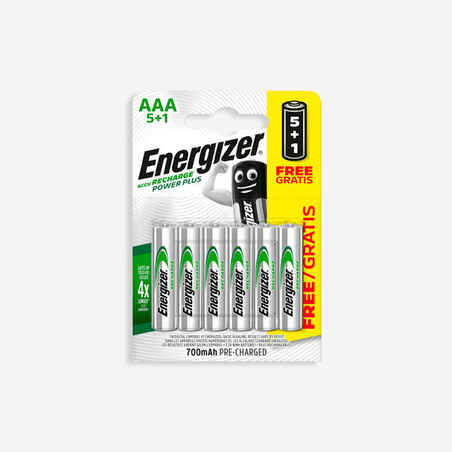 700mAh AAA/HR3 Rechargeable Batteries 5+1