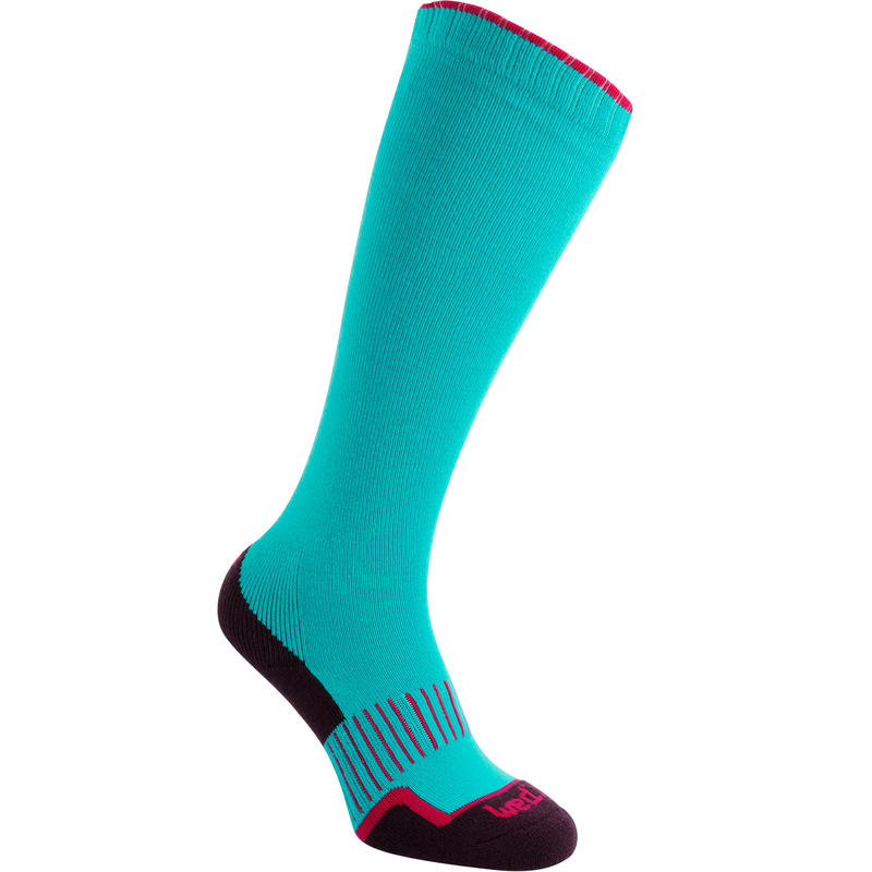 CHAUSSETTES DE SKI ADULTE 100 TURQUOISES CHAUSSETTES DE SKI ADULTE 100 TURQUOISES
