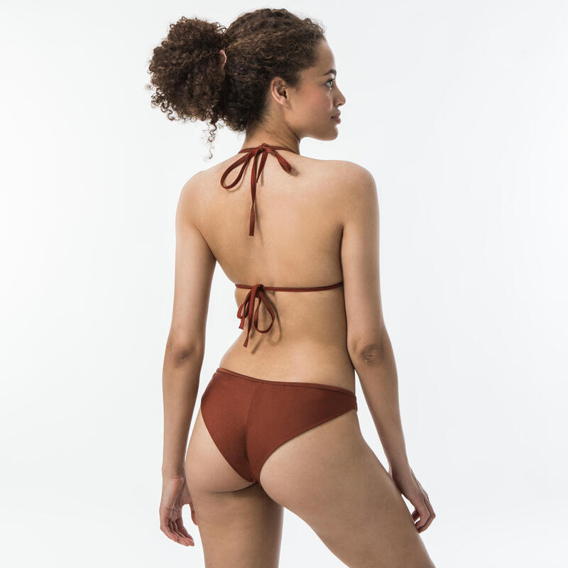 Tanga Swimsuit Bottoms Very High Leg LULU - BRONZE