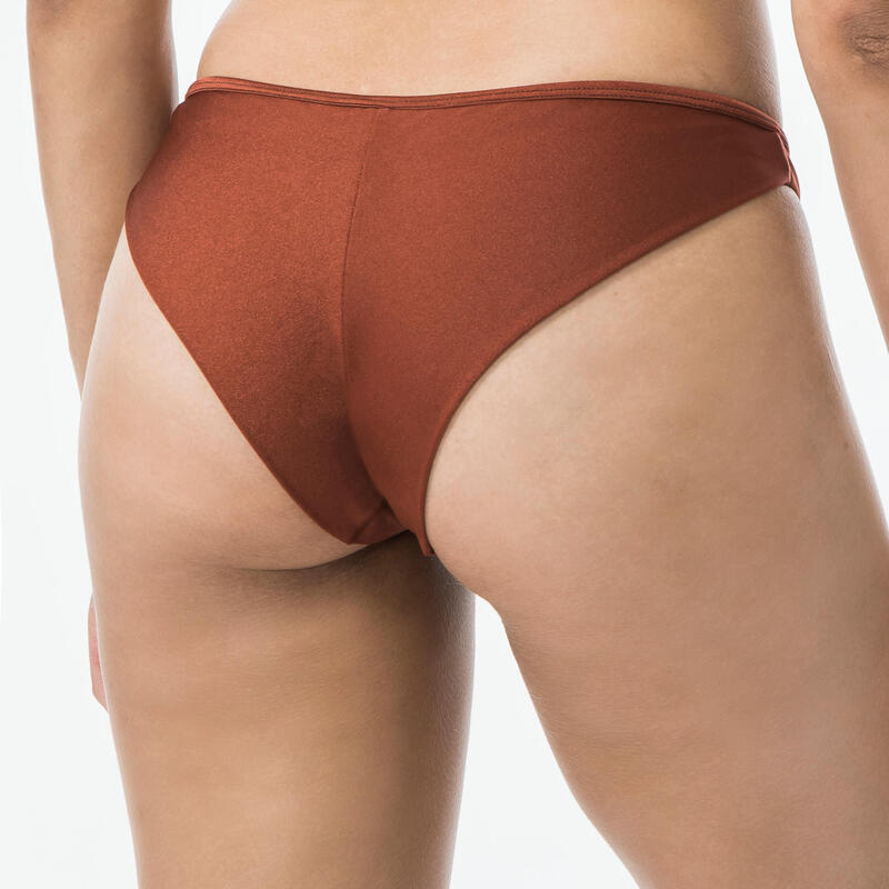 Tanga Swimsuit Bottoms Very High Leg LULU - BRONZE