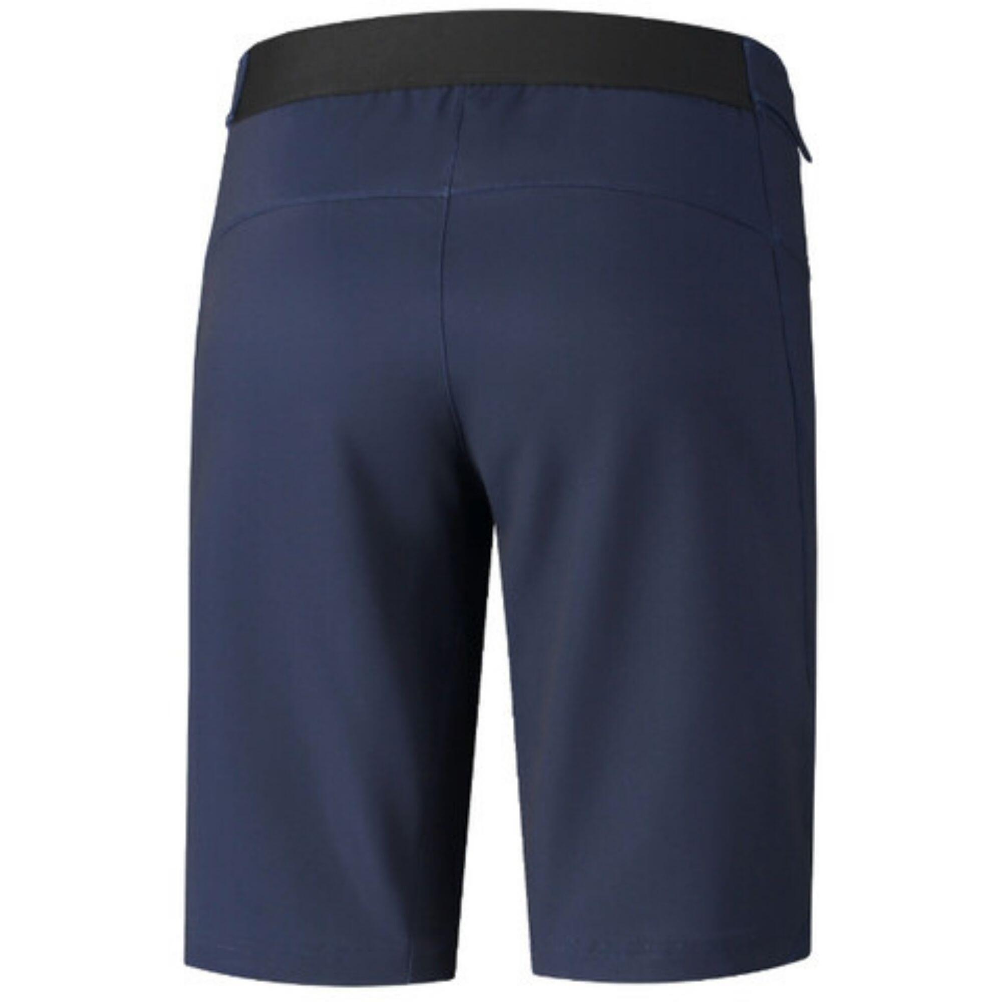 Radhose kurz MTB Shimano Sayama Damen marineblau 2/2