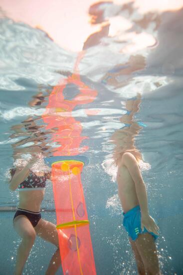 Jeu aquatique d'immersion tiball sac+ filet + 3 balles