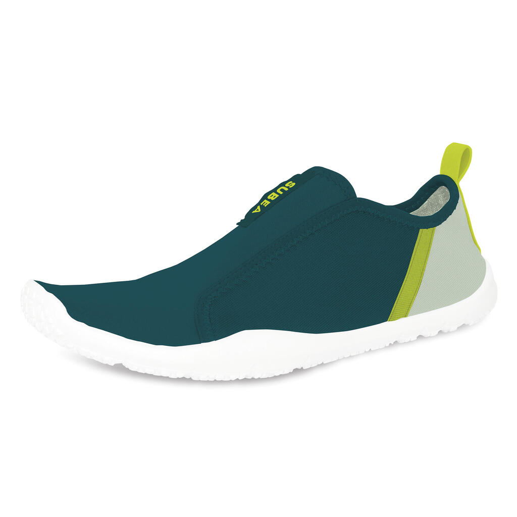 Zapatos acuáticos  de playa para Adulto Subea 120 - Azul grisáceo/Gris