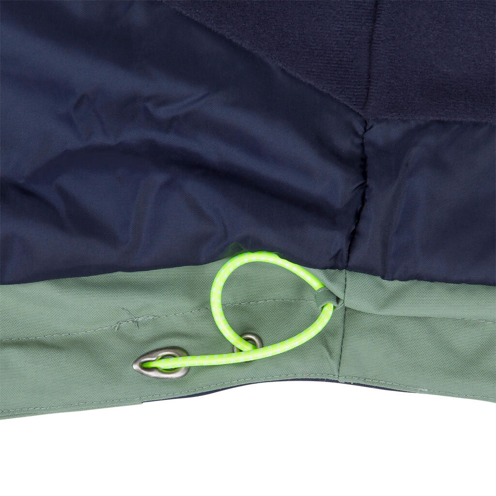 Men’s Warm Sailing Jacket 100 - Khaki Navy Blue