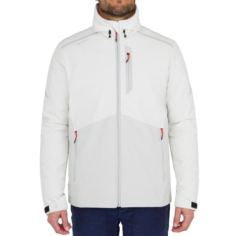 Men’s Sailing windproof Softshell jacket 900 - White