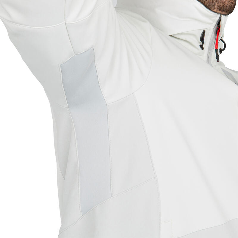 男款防風航海軟殼外套900－白色