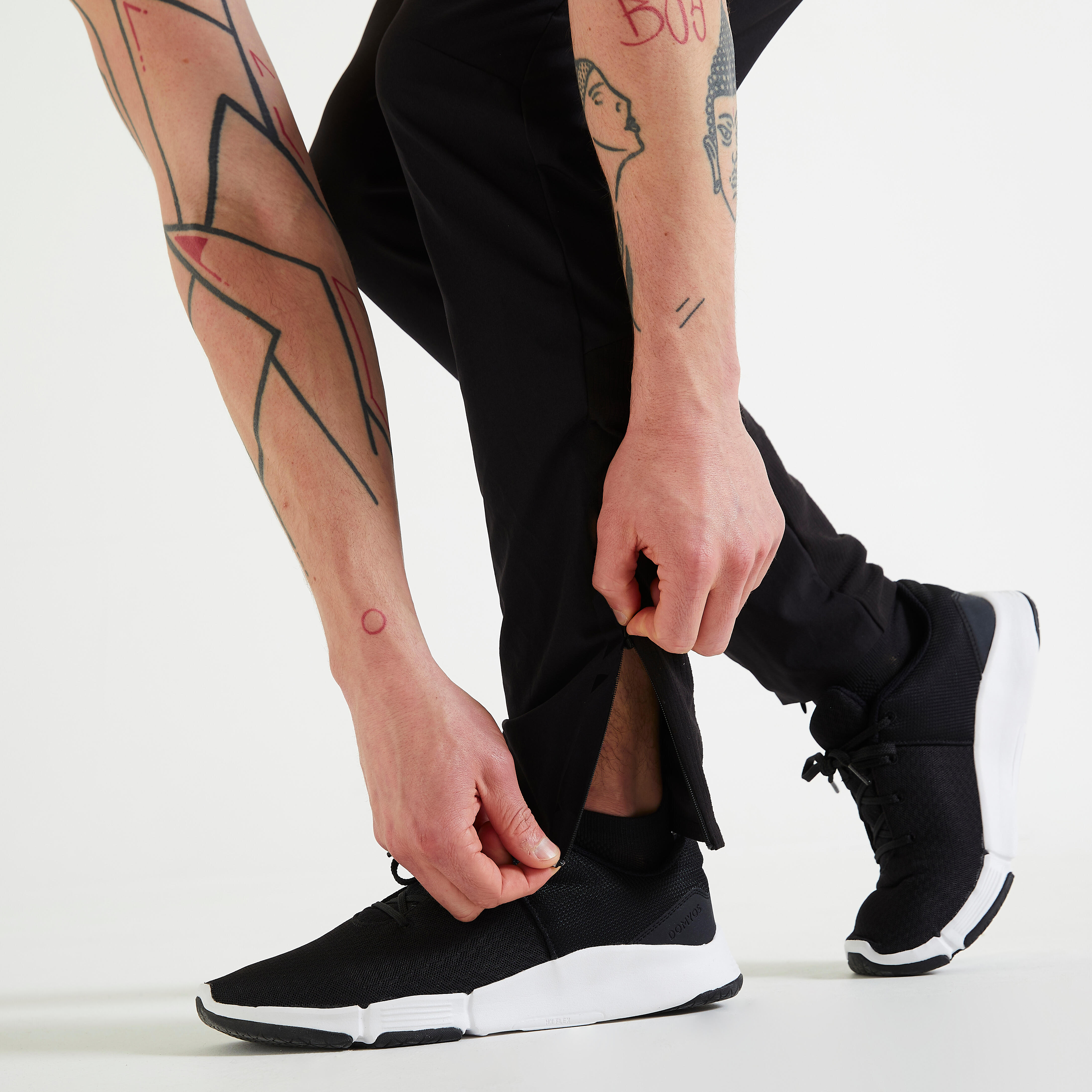 Pantaloni con zip deals alla caviglia uomo