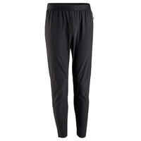 Men's Breathable Slim-Fit Performance Fitness Bottoms - Solid Black