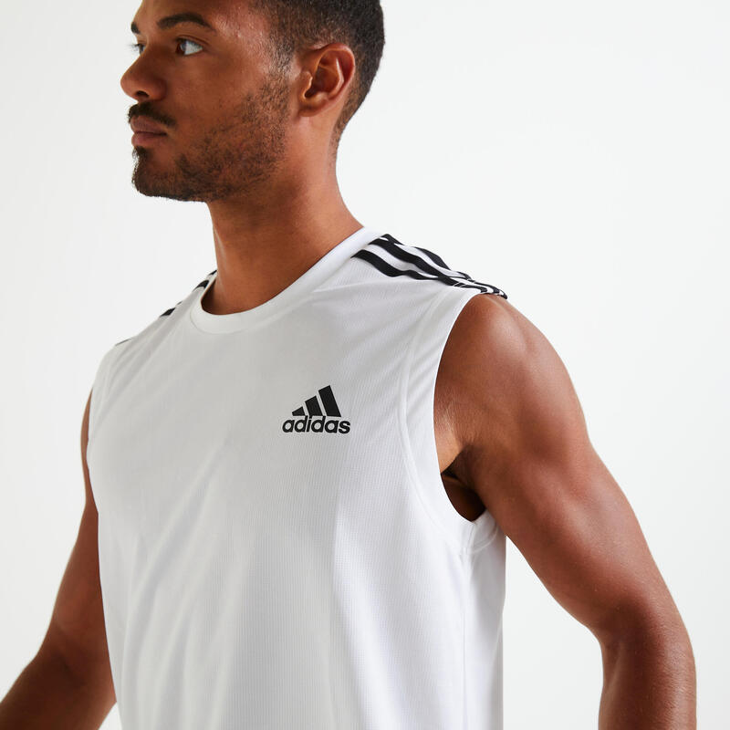 Débardeur ADIDAS Aeroready blanc