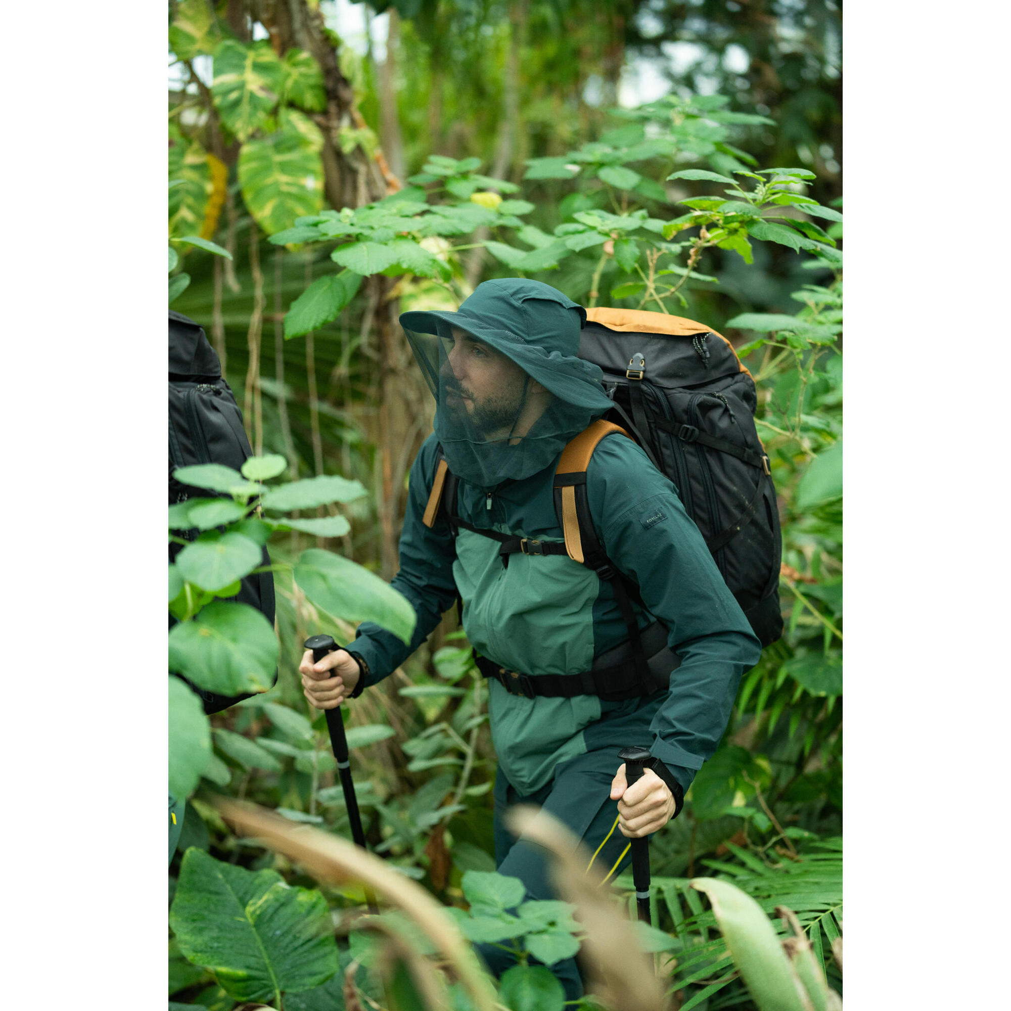 Шляпа противокомариная взрослая TROPIC 900 зелёная FORCLAZ