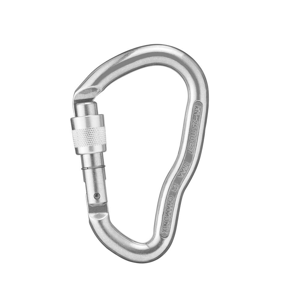 SCREWGATE HMS CARABINER - GOLIATH POLISHED