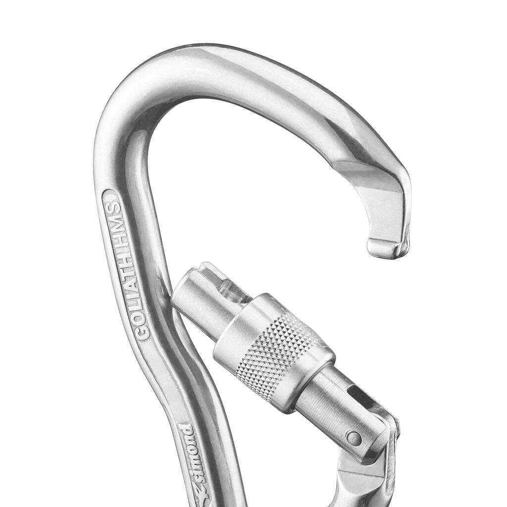 SCREWGATE HMS CARABINER - GOLIATH POLISHED