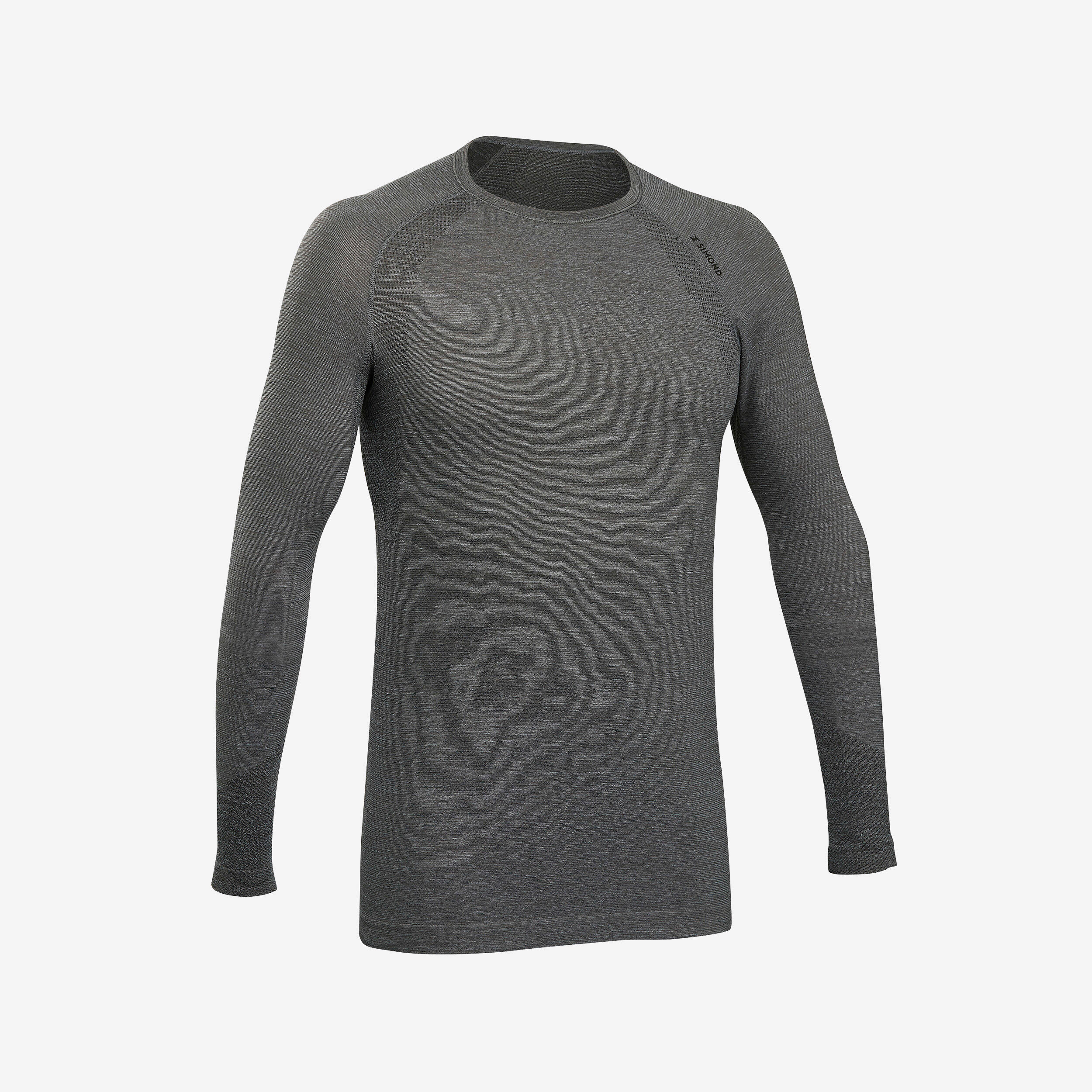 Men's Long-Sleeve Seamless Wool T-Shirt - ALPINISM 1/5