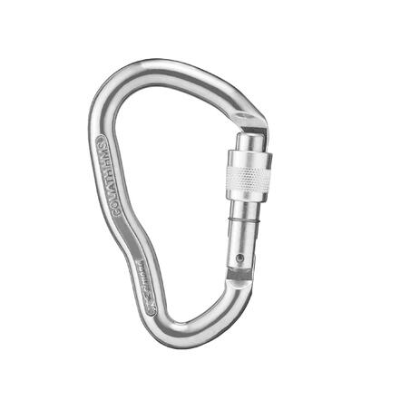 GOLIATH HMS POLISHED SCREW SNAP HOOK FOR CLIMBING AND MOUNTAINEERING