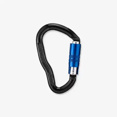 GOLIATH HMS AUTO SNAP HOOK FOR CLIMBING AND MOUNTAINEERING - BLACK