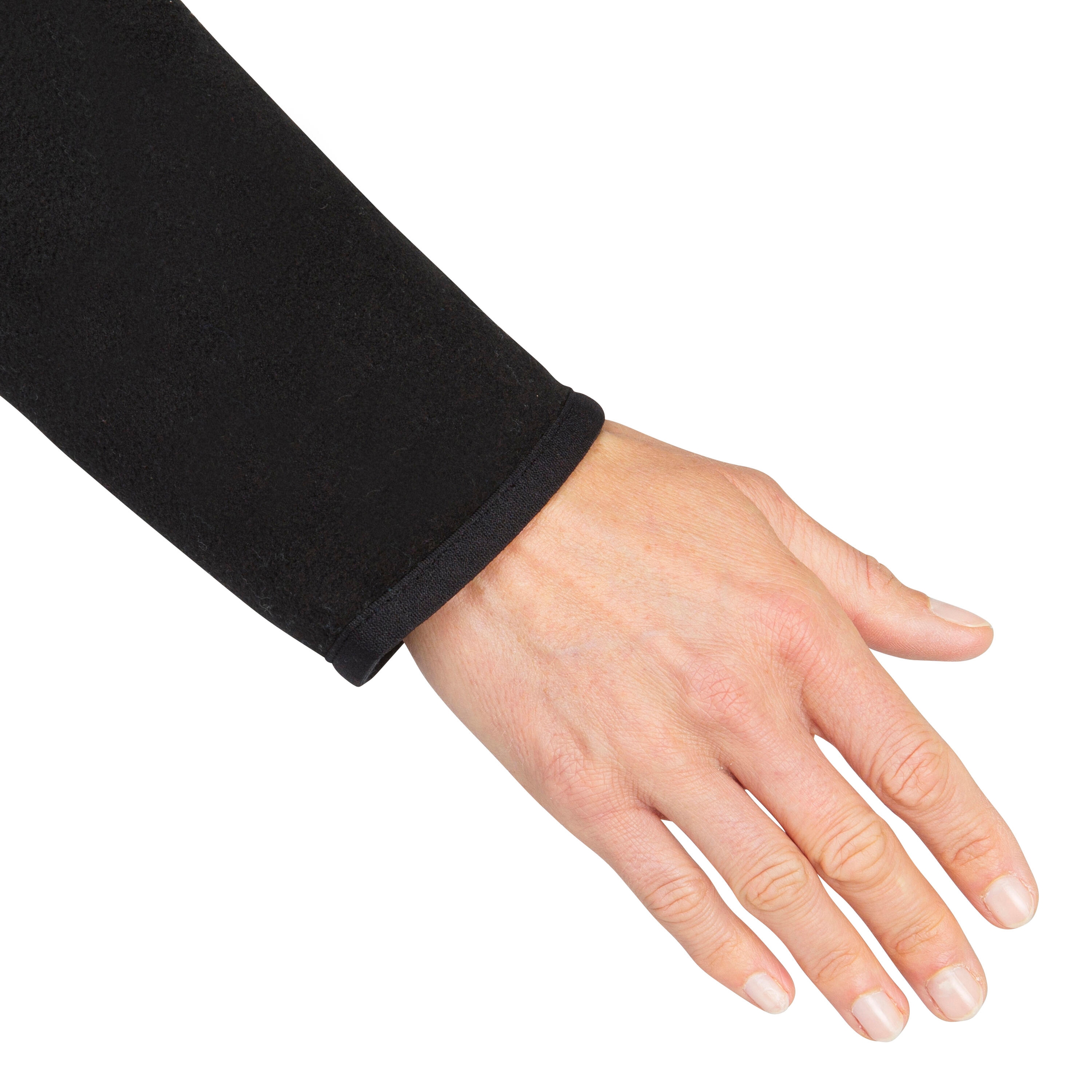 Polaire chaude de voile femme, 100 noir 10/10